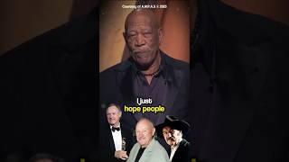 We lost a GIANT, I lost a FRIEND | Emotional Morgan Freeman Speech for Gene Hackman