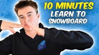 LEARN HOW TO SNOWBOARD IN 10 MINS (pocket coach)