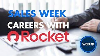 WGU Sales Week: Sales Careers at Rocket Companies