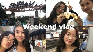 Weekend vlog with sisterLots of fun and eating ️#weekend #sister