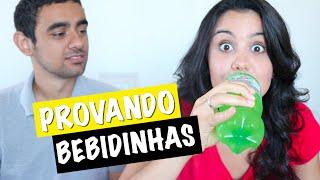 PROVANDO BEBIDAS DOS EUA