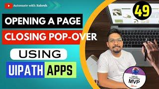 UiPath Apps - Open a Page and Close Pop-Over Usage