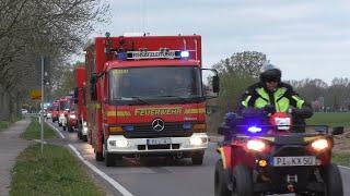 [FEU 7 - Lagerhalle steht im Vollbrand] Technische Einsatzleitung (TEL) Feuerwehr Kreis Pinneberg