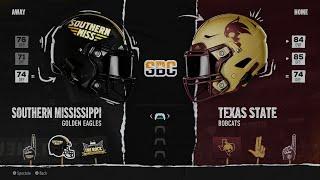 Southern Mississippi Golden Eagles at Texas State Bobcats