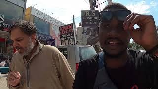 BlackMan Lost in the streets of Rawalpindi, Pakistan 