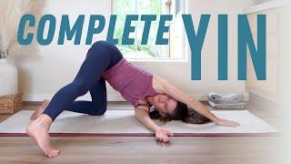 75 Minute Complete Yin Yoga Class With Background Music || Devi Daly Yoga