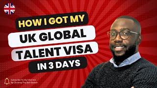 How I bagged Global Talent Endorsement in 3 days! | Tech Nation | Well Detailed Guide