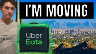 My Final Phoenix Uber Eats Shift - I'm Moving!