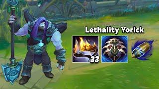 FIRST STRIKE LETHALITY YORICK IS A MENACE IN TOP LANE