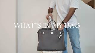 What’s In My Bag | Special Order Hermès Birkin | essential items | Study With Me | MBR Library [cc]