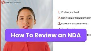 How to Review a Non-Disclosure Agreement [Don't Miss These Terms]