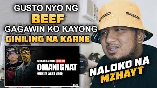 Benjo & Siobal D - Omanignat (Official Lyrics Video) REACTION VIDEO NokNok Paputok