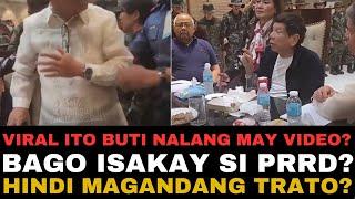 BUTI NALANG MAY VIDEO! HINDI MAGANDANG TRATO KAY PRRD AT KAY ATTY. KUHA SA VIDEO!