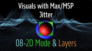 Jitter in Max/MSP Beginner Course - 08 - 2D Mode & Layers