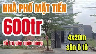 Bán nhà phố mặt tiền 4x20m gần Cầu Lớn Hóc Môn đường Nguyễn Văn Bứa sổ hồng riêng I Nhà đất Hóc Môn