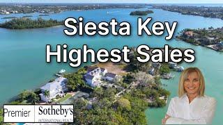 Siesta Key Highest Sales 2023