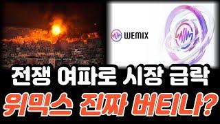 이란 vs 이스라엘 긴장감 고조에 시장 급락… 위믹스는 왜 안 떨어질까?
