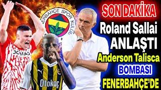 Roland Sallai indi Fener Talisca patlattı! Szymanski Bombası Fenerbahçe'de..