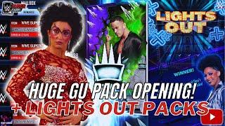 HUGE GIANTS UNLEASHED PACK OPENING! + COMPLETED “LIGHTS OUT” PACKS! WWE Supercard