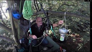 Portaledge Tree Camp in Urban Woodland