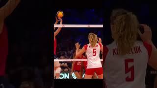 Strong and accurate #volleyball #volleyballworld #epicvolleyball #volley #usa #usavolleyball