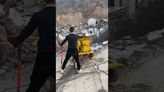 Easy to move, construction waste crushed and reused