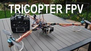 Tricopter FPV Ardupilot 2.6 Fat Shark Attitudes and minim OSD