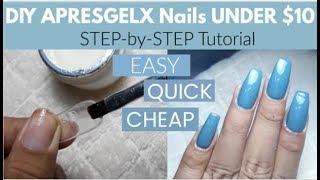 Apres gel-X nails DUPE !!  Apres Gel-X nails at home [CHEAP, EASY & QUICK]