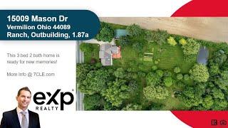 Ranch Home For Sale 15009 Mason Rd Vermilion OH 44039 Realty Done by Damien Baden with eXp