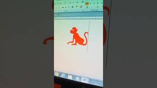 Monkey  symbol in ms word #computer trick