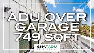 ADU Over Garage Video Tour - 749 sqft ADU - Carriage House