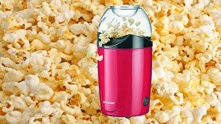 Silvercrest Popcorn Maker SPCM 1200 C1 Unboxing Testing