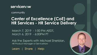 [APJ] Ask the Experts: Center of Excellence (CoE) and HR Services - HR Service Delivery