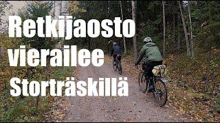 The cycling club visits the lake Storträsk