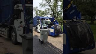 LRS garbage truck on recycle #garbagetruck