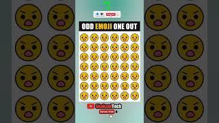 Find The Odd Emoji Challenge | Shahzad Tech |  #youtubeshorts #youtube #ytshorts #shahzadtech