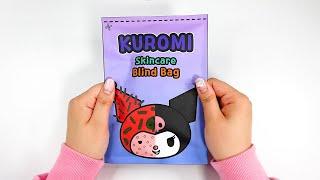 [Tutorial] Sanrio Kuromi skincare baddies Blind bag Paper ASMR