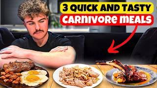 The Only 3 Carnivore Meals I Eat (SUPER EASY)