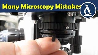  Ten common mistakes when using a microscope | Amateur Microscopy