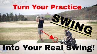 GOLF: Turn Your PRACTICE SWING into Your REAL SWING!