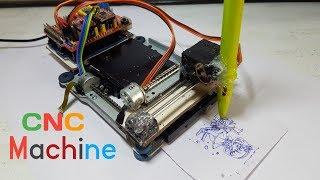 How make homework writing machine from arduino & DVD Writer