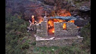 Cabin on a cliff