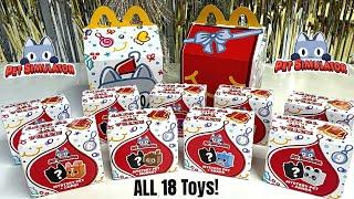 McDonalds Pet SimulatorHappy Meal Collection! 9 Boxes, 18 Clip on Pets to collect!!