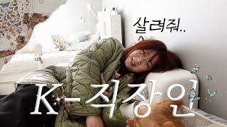 VLOG)퇴근 후 브이로그:: 아무 일 없이 지나가는 날들이 최고의 날이였음을• • 