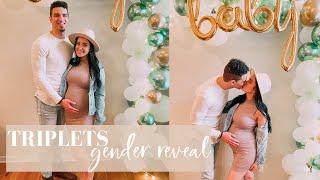 TRIPLETS *SURPRISE* baby gender reveal!