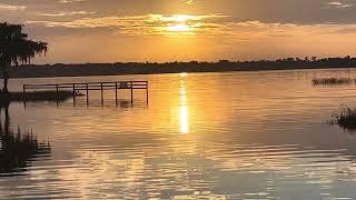 Lake life sunrise on lake.#lakeview#