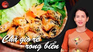MÓN CHAY NGON - Chả giò rế rong biển - Cách chiên chả giò giòn tan trong miệng mà lại không hút dầu.