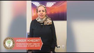 Abeer Khedrt, Information Security Director at National Bank of Egypt | SVIC Testimonial