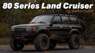 Overland Land Cruiser 80 Series Build Walk Around 2023 | Triple Locked on 37s