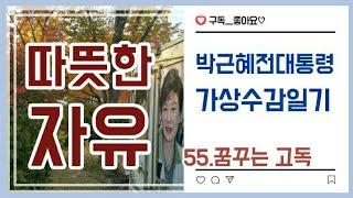 박근혜의꿈꾸는고독(가상일기)55.따뜻한 자유가 그립다/루킴(전)세계일보북경특파원